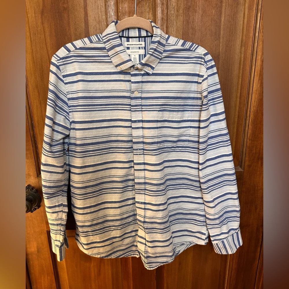 Men's Amazon Essentials‎ LS Casual Shirt - L